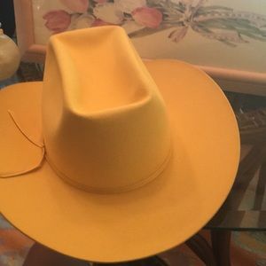Lemon color Durango cow girl hat